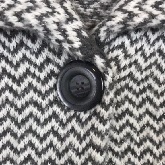 JM Collection M Wool Blend Chevron Striped Sweater - Picture 3 of 6